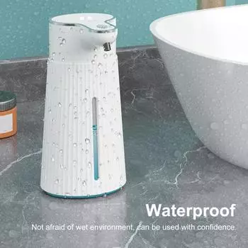 Автоматический дозатор мыла 400 мл, перезаряжаемый аккумулятор 500 мАч, настенный бесконтактный сенсорный дозатор мыла B