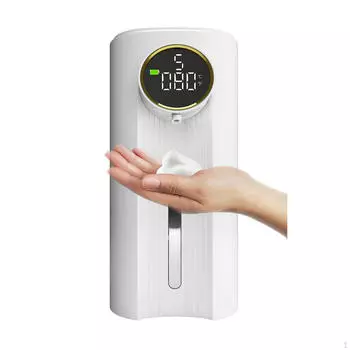 Автоматический дозатор мыла водонепроницаемый многоразовый для ванной комнаты кухни белый