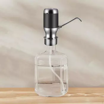 Автоматический дозатор воды Питьевой насос Бутылка Портативный USB зарядка Электрический чёрный