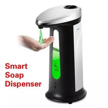 Автоматический дозатор жидкого мыла на 400 мл, инфракрасный датчик, бесконтактный дозатор, товары для дома one size как