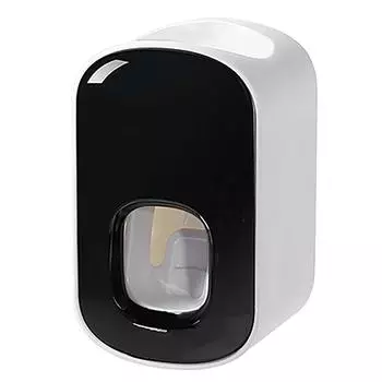 Автоматический дозатор зубной пасты Настенный выдавливатель зубной пасты для дома ванной комнаты Черный чёрный
