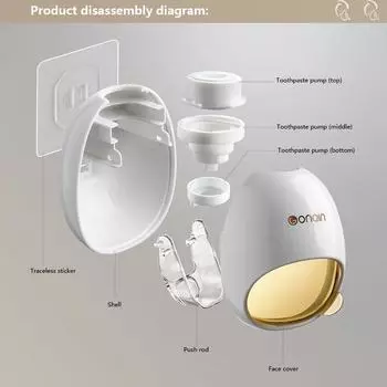 Автоматический дозатор зубной пасты, соковыжималки, зубная паста, пыленепроницаемый держатель для зубных щеток, настенная подставка, аксессуары для ванной комнаты зелёный