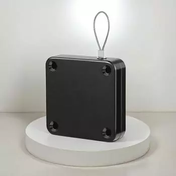 Автоматический дверной доводчик с 1,2-метровой стальной проволокой, регулируемый без пробивки, настенный, для спальни, ванной комнаты, занавески для душа, раздвижной экран, открыватель двери, закрывающее устройство A белый