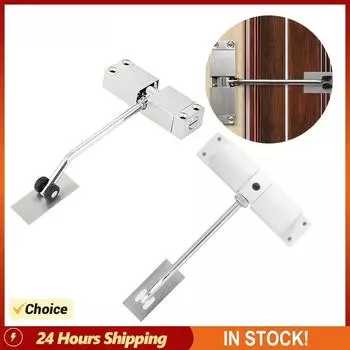 Автоматический дверной доводчик с металлической пружиной безопасности, доводчик с регулируемой пружиной, прочный, преобразует распашную дверь в самозакрывающуюся дверь B