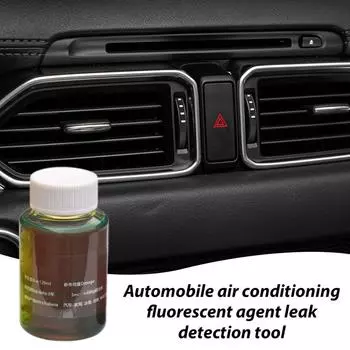 Автоматический флуоресцентный прибор для обнаружения утечек Инструмент для ремонта автомобильных кондиционеров R134a Хладагент Газовый детектор для проверки утечек кондиционера УФ-краситель