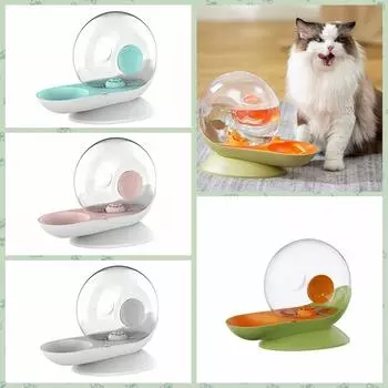 Автоматический фонтанчик для воды в форме улиток, практичный пластиковый, противоопрокидывающийся, поилка в форме улиток, собачка в форме улиток розовый