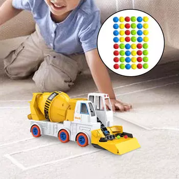 Автоматический грузовик-подметальщик мячей, строительная игрушка, раннее образовательное проектирование, подъемный автомобильный миксер Mixer car
