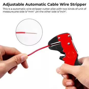 Автоматический инструмент для зачистки проводов Yousheng с противоскользящей ручкой, эргономичным дизайном, встроенной пружиной, саморегулирующимся инструментом для зачистки проводов, инструментом для зачистки кабеля