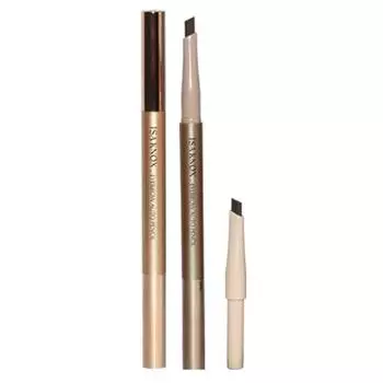 Автоматический карандаш для бровей Isa Knox, 1 шт., нет. 02 натуральный коричневый