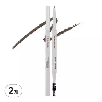 Автоматический карандаш для бровей Mary Sawd Lil Edge Slim 0,08 г, 01. Пепельно-коричневый, 2 шт.