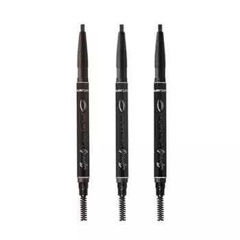 Автоматический карандаш для бровей Peripera Speedy, 002 Серо-коричневый, 1 шт.