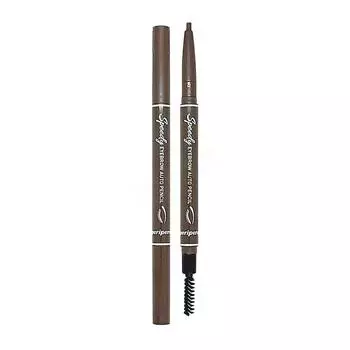 Автоматический карандаш для бровей Peripera Speedy, 002 Серо-коричневый, 3 шт.