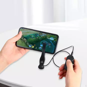 Автоматический кликер для экрана с двойным режимом имитации щелчка пальцем для смартфона Plug In