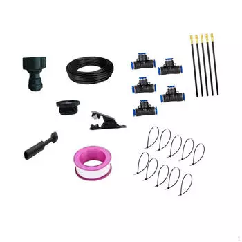 Автоматический комплект для полива Регулируемые насадки Для комнатных растений Система самополива Распыление для 5m PE Hose