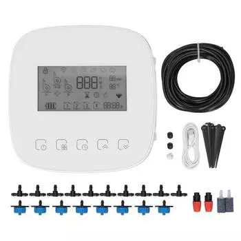 Автоматический комплект капельного полива Smart APP WiFi Программируемая система полива по времени Автоматическое устройство для полива садовых растений