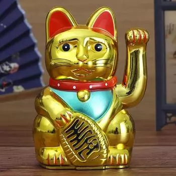 Автоматический машущий кот на солнечных батареях, приносящий удачу, кот, приносящий удачу, для украшения офиса, украшения автомобиля, подарка на день рождения, украшения для дома