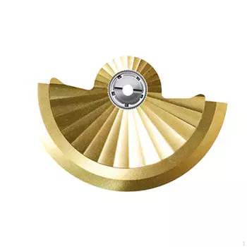Автоматический механический механизм часов Ротор Компонент Модная деталь Аксессуар золотой