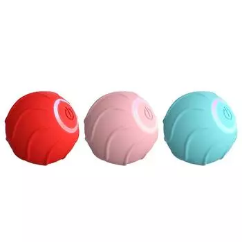 Автоматический мяч-дразнилка для кошек, прыгающий и катящийся мяч, умные игрушки для кошек, интерактивные игрушки для собак, автоматический прыгающий мяч со светом розовый