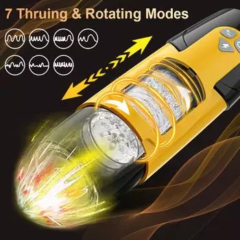 Автоматический Мужской Мастурбатор Телескопическое Вращение Влагалища Мастурбация Взрослые Секс-Игрушки для Мужчин Поршневые Мастурбаторы Чашка