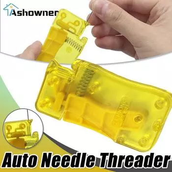 Автоматический нитевдеватель для дома, ручная швейная машина, автоматическое устройство для заправки нити, портативный инструмент для самостоятельного шитья одежды, бытовые принадлежности yellow