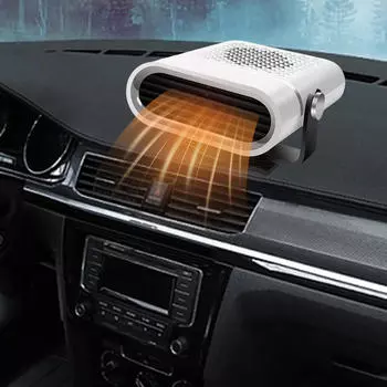 Автоматический обогреватель Отопление Вентилятор 2 режима Автомобильные аксессуары Портативный Степень вращения Пространство White 24V