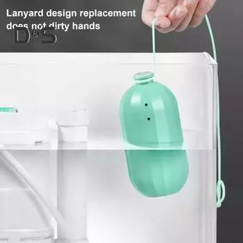 Автоматический очиститель для унитаза Долговечный очиститель для унитаза Чистящее средство для бутылок с ароматом Автоматический очиститель для унитаза зелёный