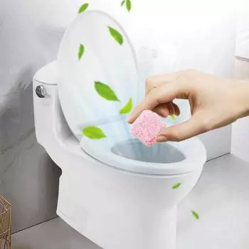 Автоматический очиститель унитаза шипучая таблетка для инструмента быстрой чистки туалета розовый