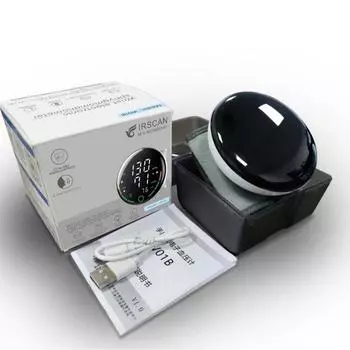 Автоматический перезаряжаемый тонометр для измерения артериального давления на запястье с цифровым голосовым сенсорным светодиодным экраном и тонометром 2-100