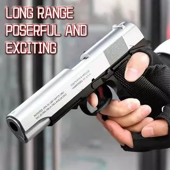 Автоматический пистолет Colt 1911 с функцией выброса гильз, игрушечный пистолет, пистолет G18, детский пистолет Armas CS, игрушечный пистолет