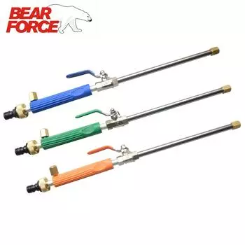 Автоматический пистолет для чистки автомобиля, насадка для струйной мойки высокого давления, распылитель для очистки воды, насадка для мойки автомобиля, садовый водяной пистолет, поливочный шланг, палочка оранжевый