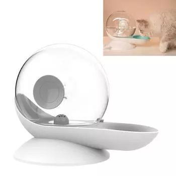 Автоматический питьевой фонтанчик для домашних животных большой емкости 2,8 л серый