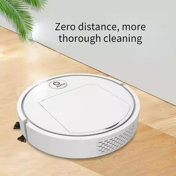 Автоматический подметальный робот, подметальная машина, которая будет активно избегать препятствий. чёрный