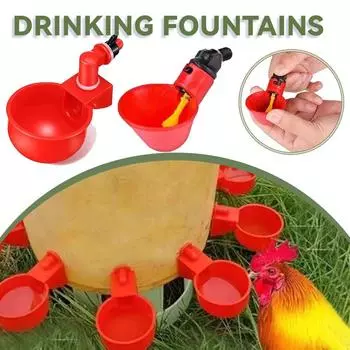 Автоматический поилка для птицы, пластиковый поилка, поилка для цыплят, поилка для уток, гусей, перепелов