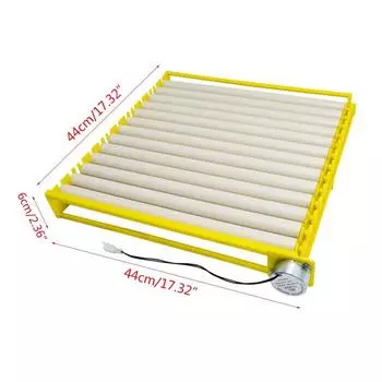 Автоматический поворотный поворотный механизм для яиц на 360 градусов, роликовый лоток, инкубатор для яиц, фермерский инкубатор, приспособление для уток, перепелов, птиц, домашней птицы