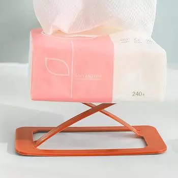 Автоматический пружинный держатель для салфеток, пружинный кронштейн для салфеток, пружинный держатель для кухни, офисной комнаты, автомобиля (Случайный цвет) 14*7*6cm