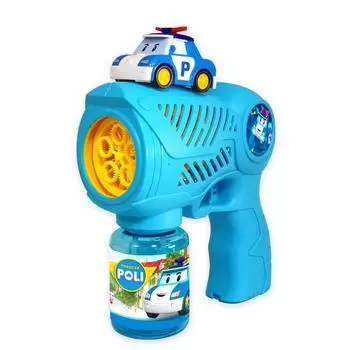 Автоматический пузырьковый пистолет Robocar Poli Extreme, синий, популярные корейские игрушки