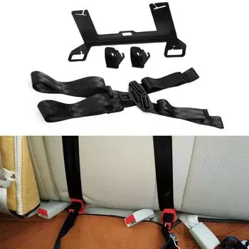 Автоматический ремень безопасности, пряжка, стальная защелка, универсальный автомобильный ремень безопасности для детей, защелка, соединитель ремня безопасности для сиденья чёрный