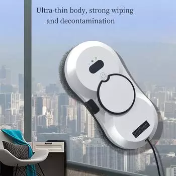 Робот для мытья окон, распылитель воды, автоматический роботизированный стеклоочиститель, пылесос, электрическая мойка окон для бытовой техники European regulations белый