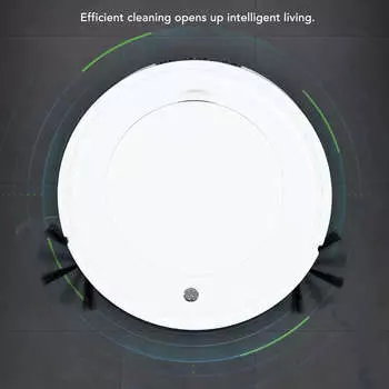 Автоматический робот-пылесос Anti Fall Smart Robot Vacuum с сильным всасыванием, тонким, с низким уровнем шума, подходит для ежедневной уборки шерсти домашних животных, ковров и твердых полов