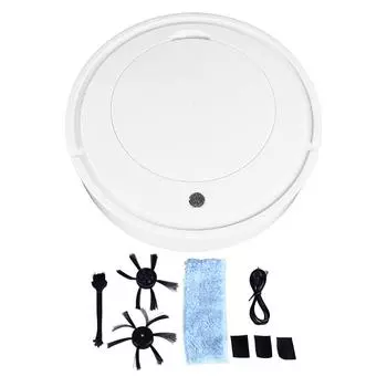 Автоматический робот-пылесос с защитой от падения, умный робот-пылесос, сильное всасывание, тонкий, низкий уровень шума, подходит для