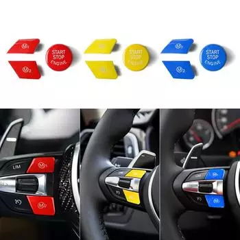 Автоматический руль M1M2 Алфавитный режим START STOP Кнопка двигателя подходит для BMW F20 F21 F22 F23 F30 F31 F32 F33 F10 F11 F07 F15 F16
