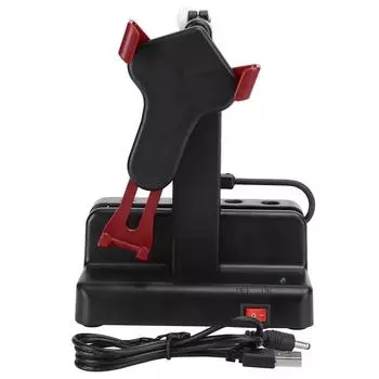 Автоматический шейкер для мобильного телефона, левый и правый поворотный счетчик шагов, шагомер для мобильного телефона (Темно-красный)