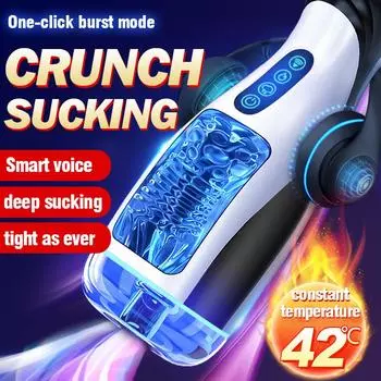 Автоматический силиконовый вибратор для нагрева киски, минет, сосание, мастурбатор для мужчин, мощный вагинальный оргазм для взрослых, секс-игрушка для мужчин 18 лет