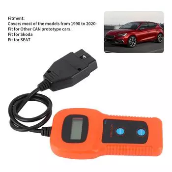 Автоматический сканер ЖК-дисплей Автомобильный считыватель кодов Устройство обнаружения неисправностей OBD2 Диагностический инструмент U281