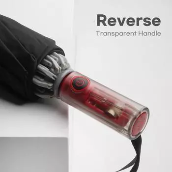 Автоматический складной обратный зонт для мужчин ветрозащитный корпоративный зонт от дождя роскошный женский большой зонт для гольфа бежевый