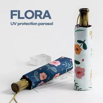 Автоматический складной зонт для женщин Флора УФ-зонты от солнца ветрозащитный сильный зонтик от солнца пляжный зонт белый