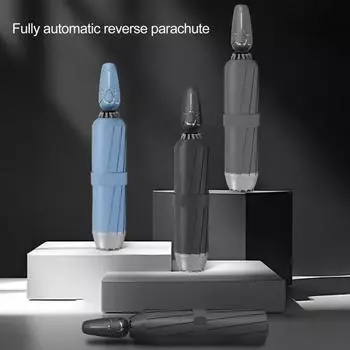 Автоматический складной зонт с защитой от ультрафиолета, 12 спиц, дорожный зонт, портативный, легкий, ветрозащитный, водонепроницаемый, солнцезащитный зонт от дождя чёрный