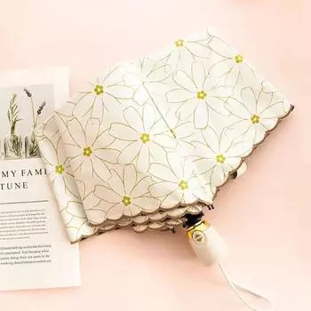 Автоматический складной зонт, женский роскошный карманный ветрозащитный зонт, ультра легкий Paraguas Resistente Al Viento Y Agua, украшение зелёный