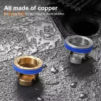 Автоматический сливной сердечник для пола, защита от запаха и протечек, быстрый слив, защита от насекомых, решетка для пола жёлтый