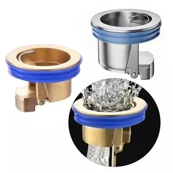 Автоматический сливной сердечник для пола, защита от запаха и протечек, быстрый слив, защита от насекомых, быстрый слив для пола жёлтый